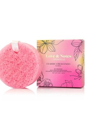 Love & notes classic crescendo Floral Body Wash Infused Buffer NWT